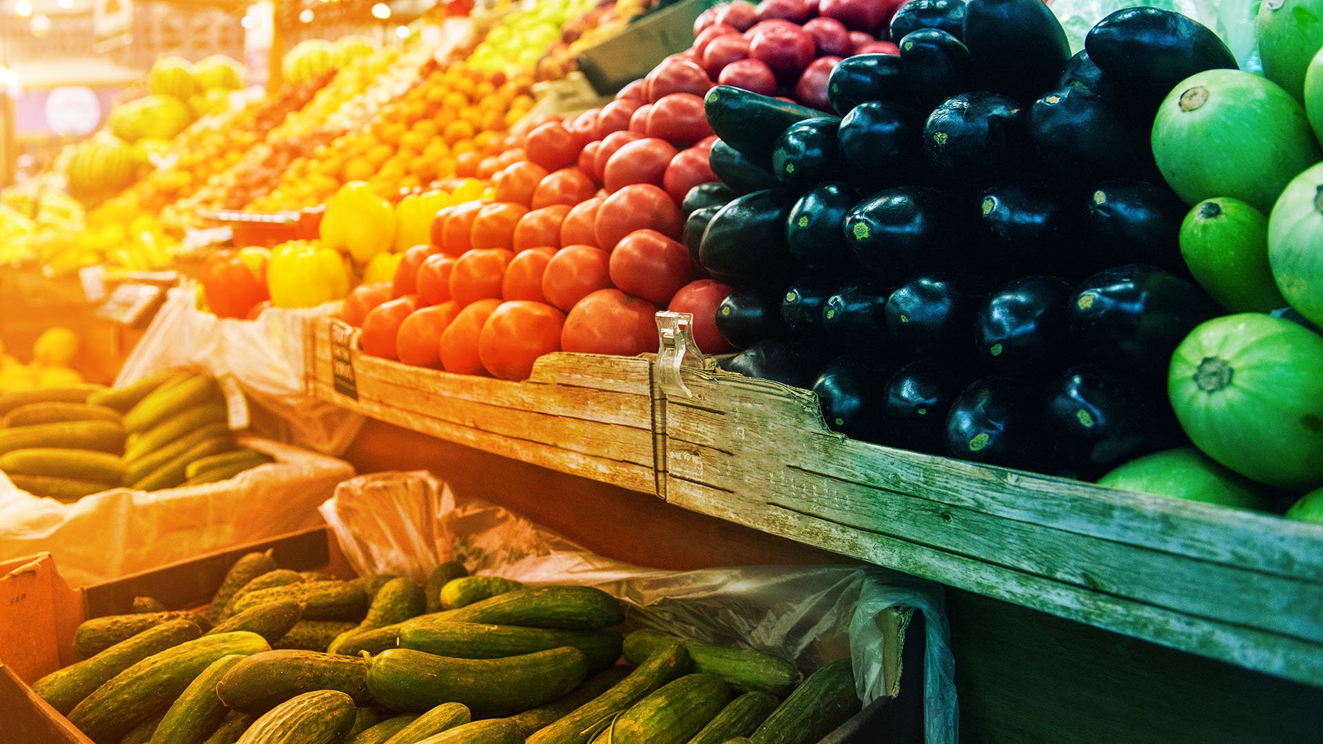 produce section of grocery store